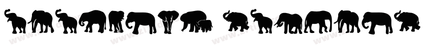 Elephant Regular 商用须字体转换